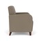Lesro Siena Lounge Reception Wide Guest Chair, Walnut, MD Farro Upholstery SN1201 - alternate 2